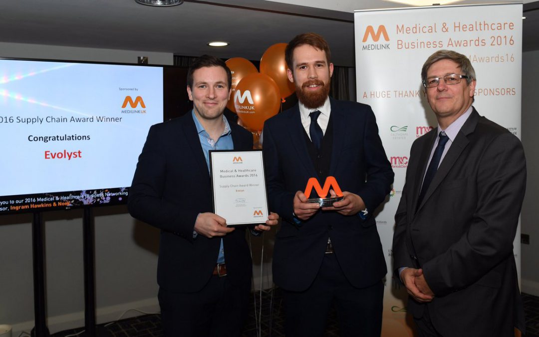 Evolyst Accepting Medilink Award